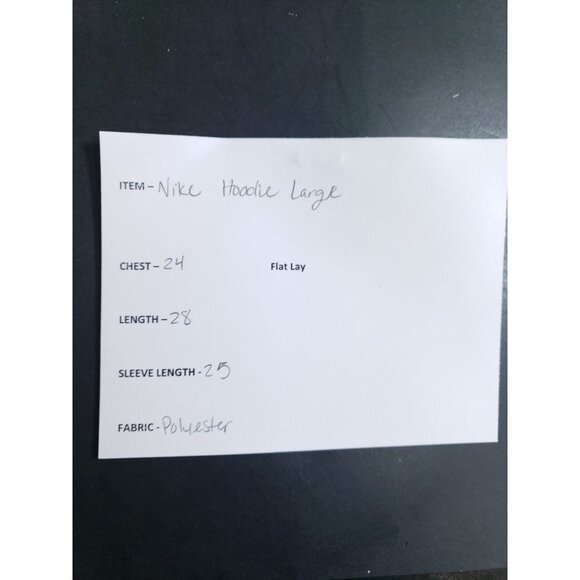 Nike Funnel Neck Hooded Sweatshirt Men's Size Large Gray - Picture 9 of 9